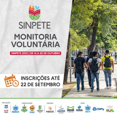 Siga as instruções de inscrição e envie até a data limite 22/09/2023.