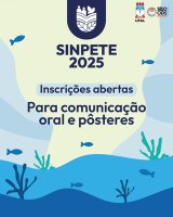 Sinpete 2025: inscrições abertas para comunicação oral e pôsteres